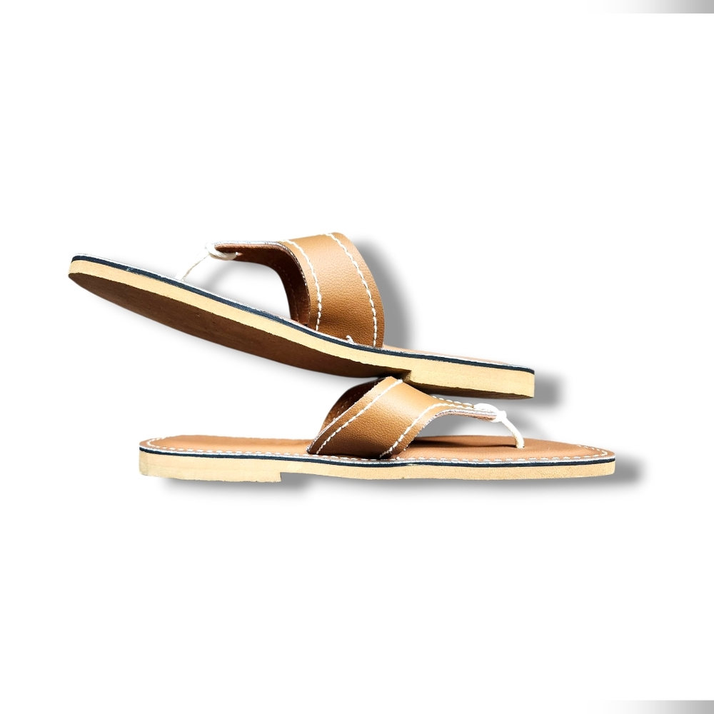 Kino "Lily" Handmade Leather Thong Sandals | 8 - Picture 5 of 7